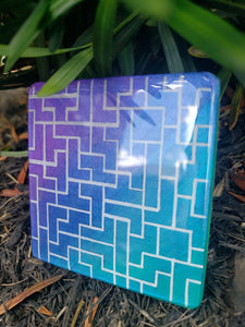 80's Inspired Resin Coaster - Sector 7 Item Shop