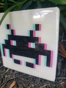 80's Inspired Resin Coaster - Sector 7 Item Shop