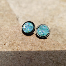 Load image into Gallery viewer, Black Holy Materia Earrings - Sector 7 Item Shop