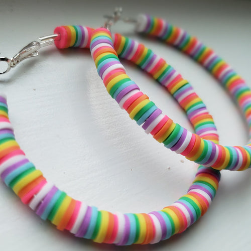 Candy Necklace Hoop Earrings - Sector 7 Item Shop