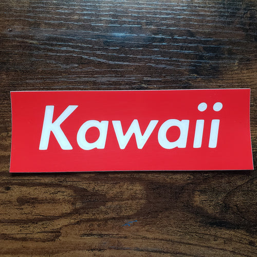 Kawaii Supreme Vinyl Sticker - Sector 7 Item Shop