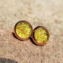Load image into Gallery viewer, Rose Gold Command Materia Earrings - Sector 7 Item Shop