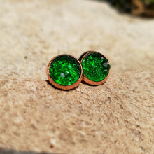 Load image into Gallery viewer, Rose Gold Magic Materia Earrings - Sector 7 Item Shop